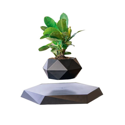 Levitating Air Bonsai Pot Rotation Flower Pot Planters Magnetic Suspension Floating Pot Potted Plant Home Desk Decor